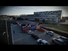 Kolon wasmachine volledig geïnstalleerd. Nu open voor zaken. Vier onze Russische klant!