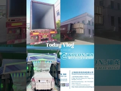 Locatie: Kolon in Shanghai Scheep naar: Taiwan Machine model: 3 eenheden van Kolon KL-360plus