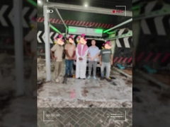 Onze technicus installeert de wasmachines voor een klant in Liyadh Saoedi-Arabië.