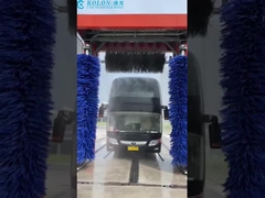 Kolon 3borstels rollover autowasmachine zwaar voertuig rijden door de wasmachine