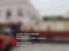 Kolon KL360-2 met twee armen, touchless wasmachine levering naar Thailand!