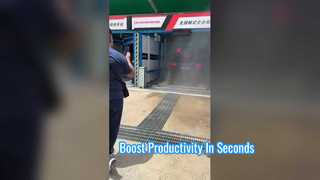 Britse klant was zeer tevreden over onze automatische autowasmachine en onze andere producten!