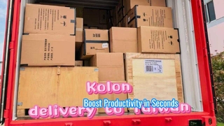 Kolon contactloze autowasmachine wordt verzonden naar onze langdurige klant uit Taiwan!