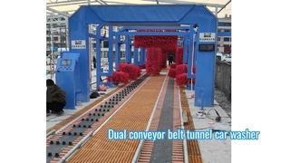 Kolon Onderhoudsarm Dubbele transportband Autowasapparatuur 36M 16borstels