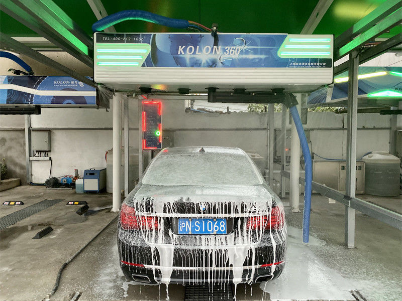 360 graden omnidirectionele carwashmachines automatische autowasmachines KL360-1 enkele arm