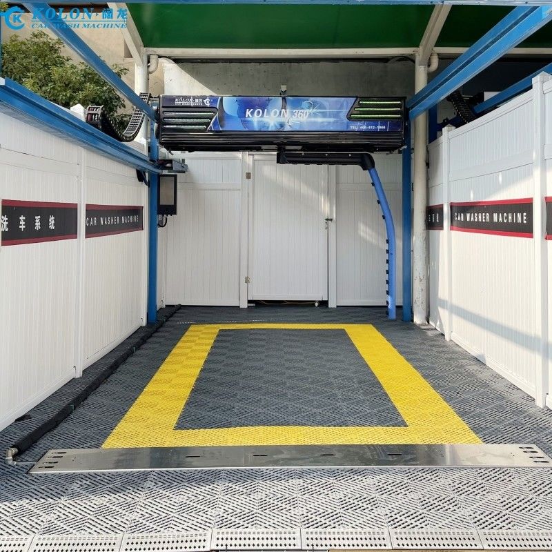 360 graden omnidirectionele carwashmachines automatische autowasmachines KL360-1 enkele arm