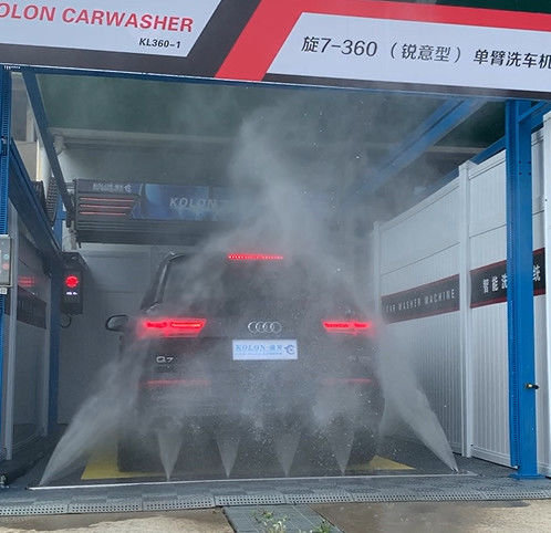 360 graden omnidirectionele carwashmachines automatische autowasmachines KL360-1 enkele arm