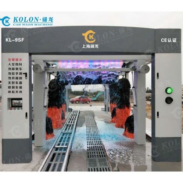 Bijgewerkte versie Tunnel Continuous Type Long Full Automatic Auto Wasmachine Voor benzinestation Schoon meer voertuigen
