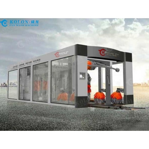 Bijgewerkte versie Tunnel Continuous Type Long Full Automatic Auto Wasmachine Voor benzinestation Schoon meer voertuigen