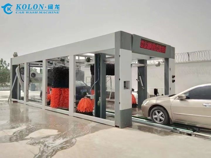 Kolon Full Automatic 13 Brushes Tunnel Auto Wasmachine met Soft Touch Brushes en High Pressure Water System voor diep reiniging