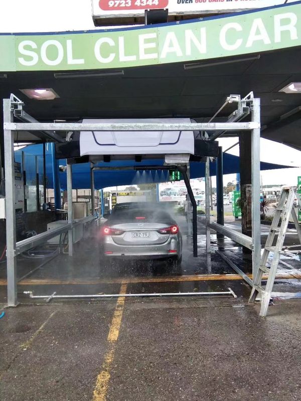 360 graden omnidirectionele carwashmachines automatische autowasmachines KL360-1 enkele arm