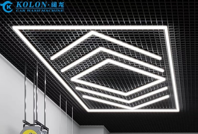 Warme verkoop Auto Showroom Auto Workshop Detail Light Design Led Workshop Licht Plafond Led Light