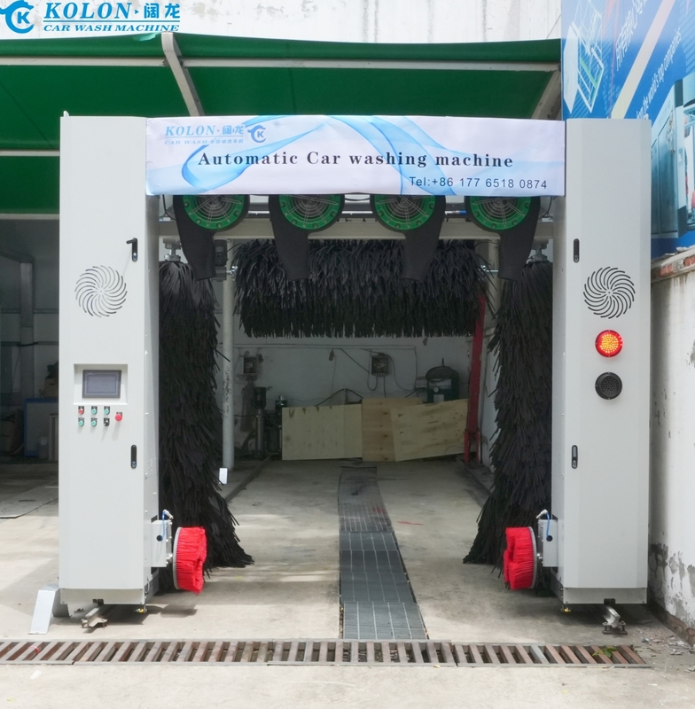 Autowasmachine met 7 borstels/volledig automatisch systeem/autowasapparatuur voor een autowasstation