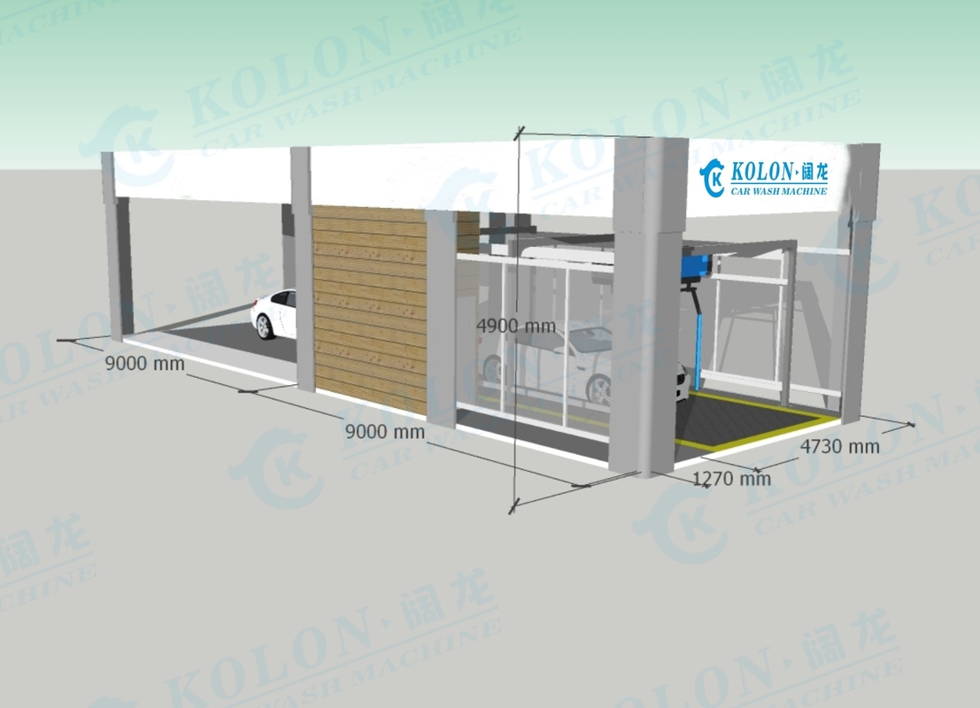 KOLON 380V 24,5kW instelbare druk aanraakloze autoverwasser met hoge druk wasfunctie