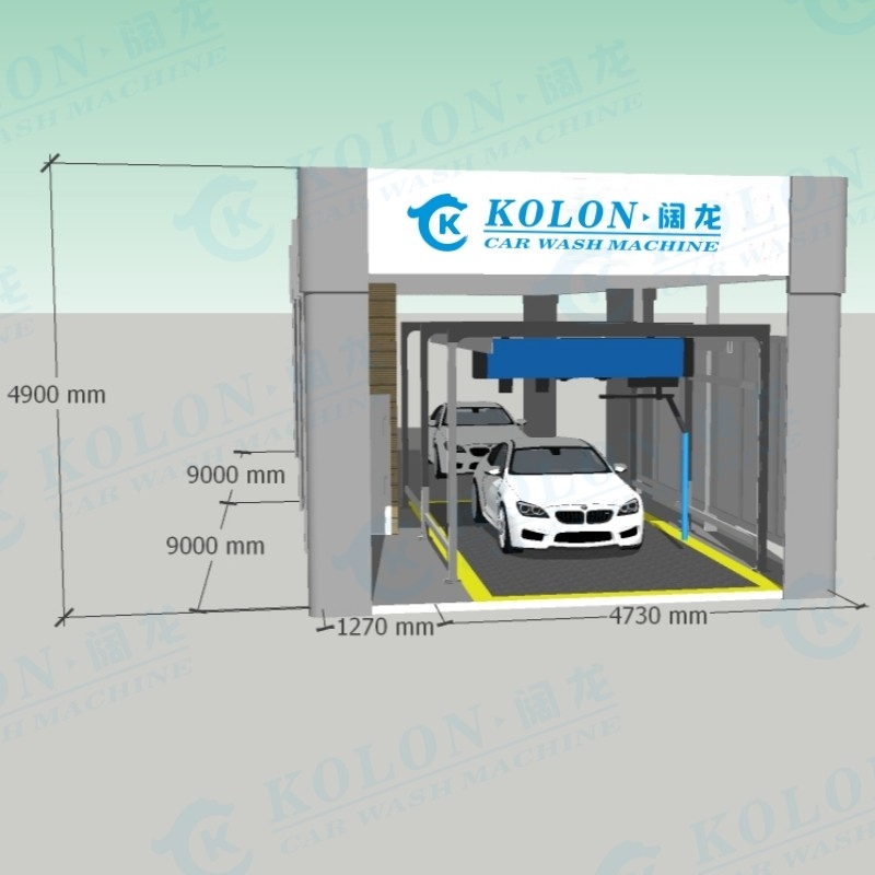 KOLON 380V 24,5kW instelbare druk aanraakloze autoverwasser met hoge druk wasfunctie