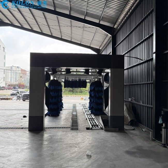 Kolon Innovatieve en geavanceerde tunnel autoverwasmachine voor superieure en precieze reiniging